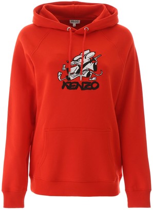 Kenzo Kung Fu Rat Drawstring Hoodie
