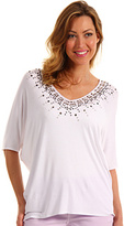 Thumbnail for your product : NYDJ Beaded V-Neck Top