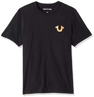 True Religion Men's Double Puff Short Sleeve T-Shirt