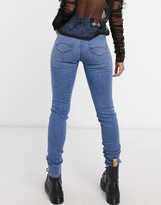 Thumbnail for your product : Love Moschino push up skinny jeans in blue