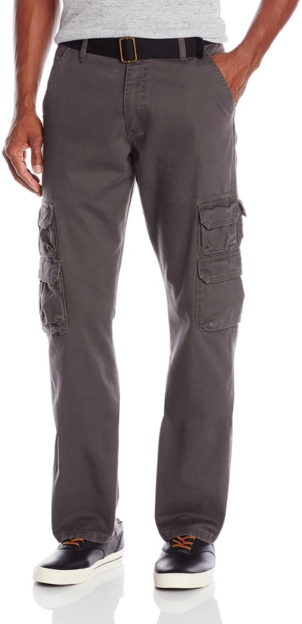 wrangler authentics men's premium relaxed fit straight leg cargo pant