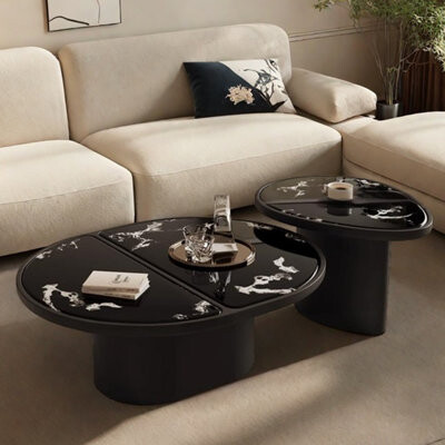 Wrought Studio Minimalist and light luxury design coffee table
