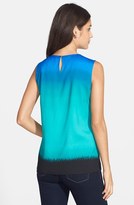 Thumbnail for your product : Chaus Ombré Print Sleeveless Shell