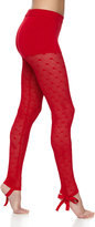 Thumbnail for your product : RED Valentino Lace-Knit Leggings, Red