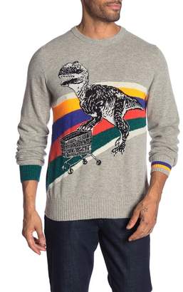 Diesel Animal Print Pullover Sweater