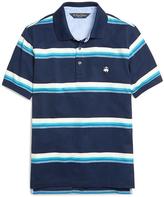 Thumbnail for your product : Brooks Brothers Slim Fit Inserted Oxford Stripe Polo Shirt