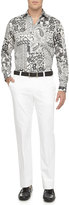 Thumbnail for your product : Etro Cotton Stretch Trousers, White