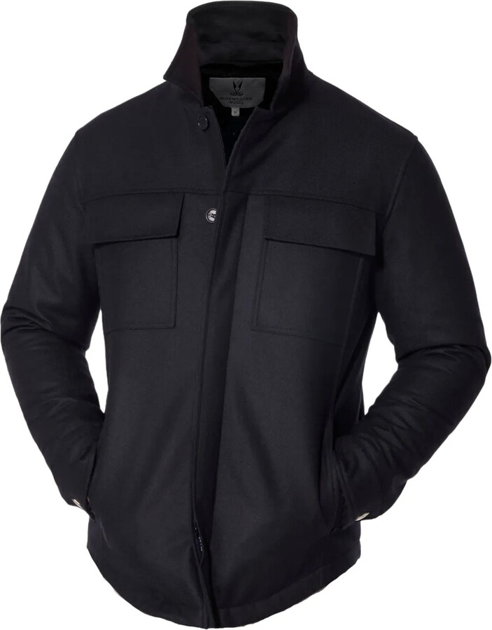 Norwegian Wool Flap-Pocket Wool Jacket