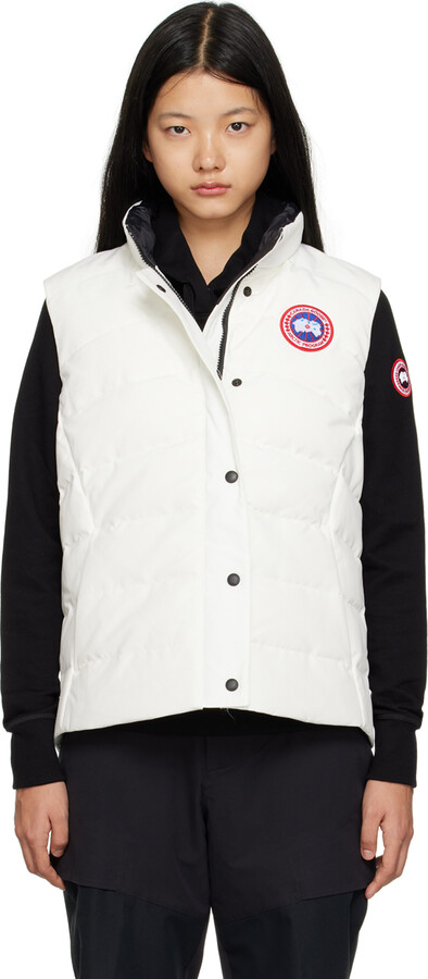 Canada Goose White Freestyle Vest - ShopStyle