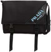 Thumbnail for your product : Prada New Logo Nylon Messenger Bag