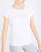 Thumbnail for your product : Tommy Hilfiger Patch-appliqué organic cotton-jersey T-shirt
