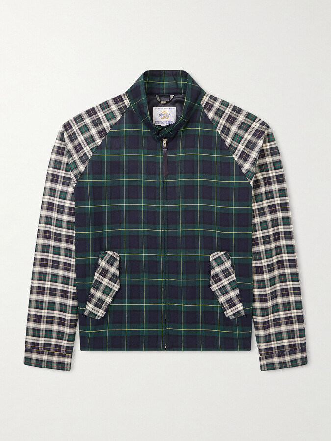 GoldenBear The Beachmont Checked Cotton Bomber Jacket