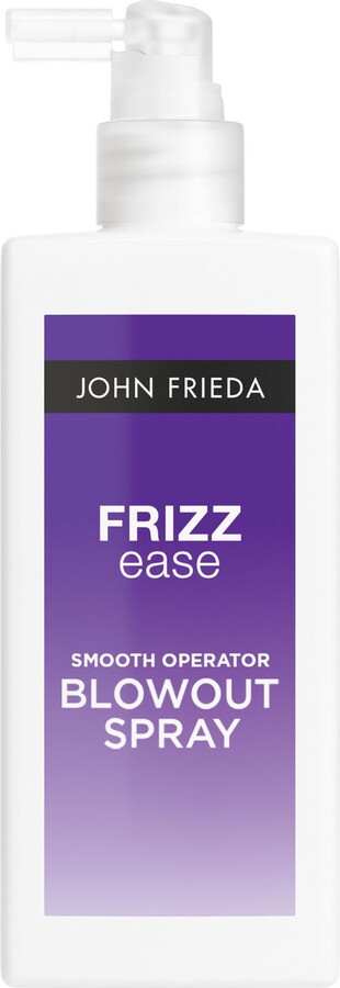 John Frieda Frizz Ease Smooth Operator Blowout Heat Protectant Hair Spray for Frizz Control, 6.77 fl oz