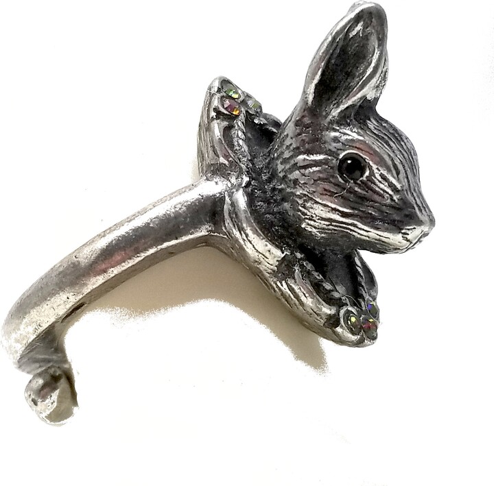 Etsy Mounted Bunny Ring. Rabbit Jewelry. Made To Order