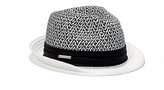 Thumbnail for your product : Vince Camuto Patterned Crown Straw Fedora