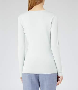 Reiss Alessa Knitted V-Neck Top