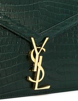 Thumbnail for your product : Saint Laurent Cassandra crocodile-embossed bag