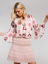 Thumbnail for your product : Portmans Australia Ruffle Sleeve Knot Front Top