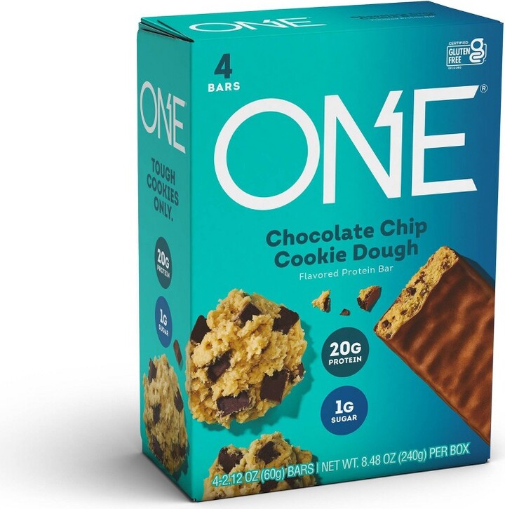ONE Bar Protein Bar Chocolate Chip Cookie Dough 4ct ShopStyle Food & Beverage