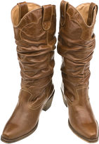 Thumbnail for your product : Schuh Womens Tan Gily Slouch Cowboy Boots