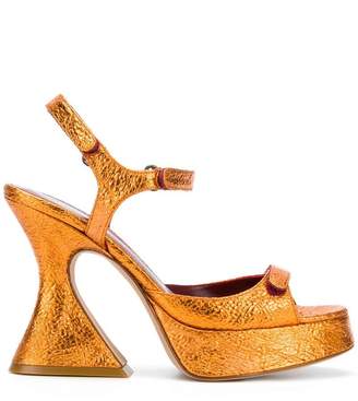 Sies Marjan sculpted heel platform sandals