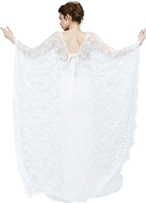 White Cape Dress | Shop the world's largest collection of fashion |  ShopStyle UK