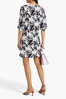 Thumbnail for your product : Diane von Furstenberg Noelle printed cotton and silk-blend jersey mini dress
