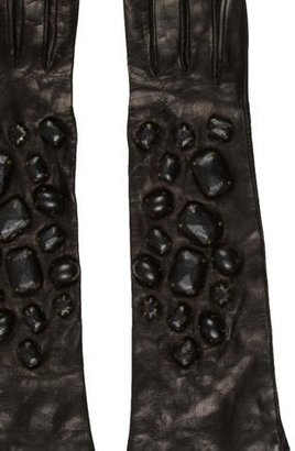 3.1 Phillip Lim Embellished Leather Gloves