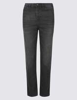 Thumbnail for your product : Marks and Spencer High Rise Ankle Straight Jeans
