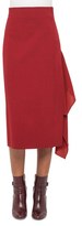 Thumbnail for your product : Akris Women's Side Drape Double Face Wool Blend Skirt