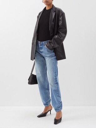 The Frankie Shop Olympia Faux-leather Blazer - ShopStyle