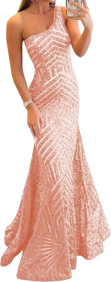 Jovani Women's Hayden Gown In Iridescent Light Pink