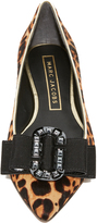 Thumbnail for your product : Marc Jacobs Interlock Pointy Toe Ballerina Flats