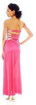 Thumbnail for your product : My Michelle Strapless Long Dress with Side Trim