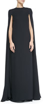 Thumbnail for your product : Valentino Silk Cape Gown