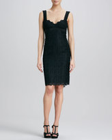 Thumbnail for your product : Nicole Miller Lace Cocktail Dress with Cutout Back