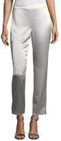 Thumbnail for your product : St. John Emma Liquid Satin Cropped Pants