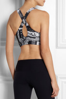 Thumbnail for your product : Bodyism Lily printed stretch sports bra