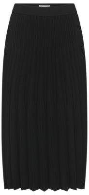 HUGO BOSS Pleated Flared Skirt Vikina 12 Black