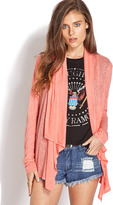 Thumbnail for your product : Forever 21 Shadow-Striped Cardigan