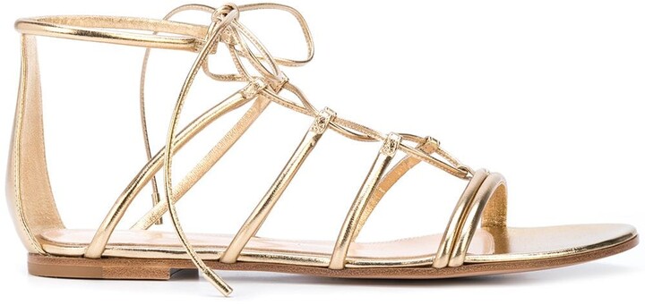 Gladiator Flat Sandals | Shop the world's largest collection of fashion |  ShopStyle