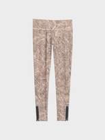 Thumbnail for your product : DKNY Printed Mid-Rise Full-Length Legging