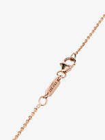 Thumbnail for your product : Suzanne Kalan 18K rose gold Firework multicoloured sapphire charm necklace
