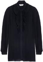 Thumbnail for your product : Balenciaga Open Sleeves Pleated Blouse