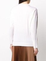 Thumbnail for your product : Brunello Cucinelli V-neck chain-embellished jumper
