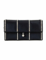 Thumbnail for your product : Judith Leiber Crystal Embellished Satin Clutch Blue