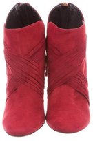 Thumbnail for your product : Oscar de la Renta Haris Suede Ankle Boots w/ Tags