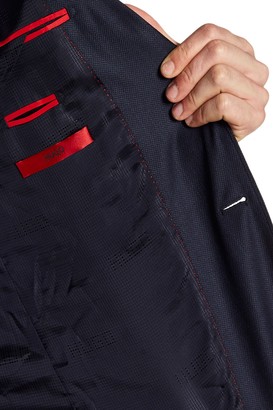 HUGO BOSS Adris Notch Lapel Two Button Long Sleeve Wool Sport Coat