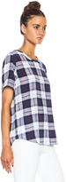 Thumbnail for your product : Equipment Riley Audacious Plaid Tee in Luxe Multi