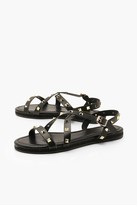 Thumbnail for your product : boohoo Studded Rope Sandals
